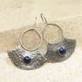 thumbnail image 1 of Namzi Retro New Unique Design Style Dangle Drop Earrings for Women Ethnic Bohemian Vintage Jewelry (Dark Blue), 1 of 3