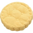 thumbnail image 1 of Namzi Round Seat Cushions, 16 inch EPE Foam Filled Indoor Chair Pad Cushions for Home, Office, Dining, Kitchen, Bright Yellow, 16'', 1 of 5
