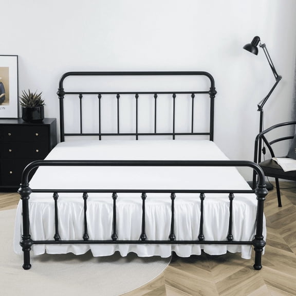 Namzi Ruffled Bed Skirt with Split Corners 39x75inch Soft Polyester Bed Skirt, Wrinkle-Resistant Dust Ruffle, Easy On/Off Wrap Skirt,White