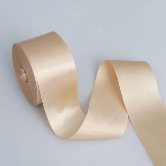 Namzi Satin Ribbon, 2 Rolls golden Cinta para Lazos, 6cm*20m/2.36*787.4in Polyester Ribbon, Satin Ribbon for Gift Wrapping, Premium Fabric Ribbon for Crafts, Decoration.