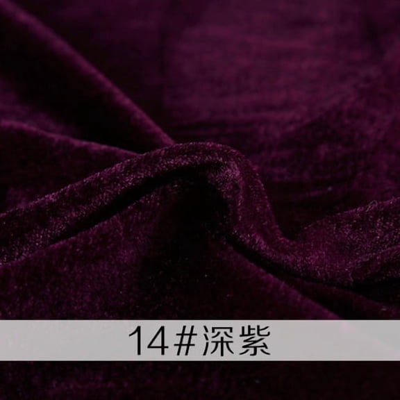 Namzi Sewing & Craft Fabric - deep purple Material for Sewing, 1 Piece 1m×1.6m Velvet Sewing Supplies Fabric, Premium Craft Fabric for Stage Curtains, Home Decor & Upholstery
