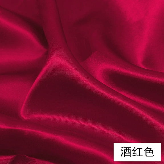 Namzi Sewing & Craft Fabric -wine red Sewing Materials, 1 Piece 1m×1.5m Premium Rayon Craft Fabric, Soft Textile for Gift Box Lining, Photo Backdrops & DIY Crafts