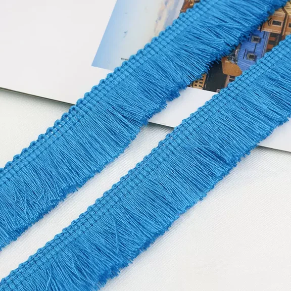 Namzi Sewing Fringe Trim 27Yards x 0.98 Inch Tassel Trim Sewing Accessory Lace for Clothes Home Decoration-D05