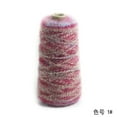 thumbnail image 1 of Namzi Soft Plush Wool Acrylic Fancy Loop Yarn for Doll Hair Making,Crochet Knitting,Needle Felting Doll Hair | Curly Hair Coils of Wool Felt Carded Sheep Wool,Roving,Fiber(100g，A245), 1 of 4