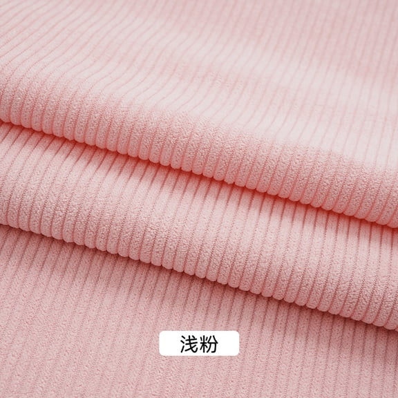 Namzi Solid Color Corduroy Fabric,39*59 Inch Soft and Comfortable Fabric for Sofa Chair Covers,Throw Pillow Cover,DIY Sewing Clothes,Pink