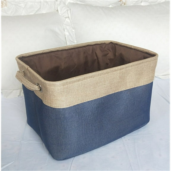 Namzi Storage Box for Pantry Organizer and Storage,Perfect for Bathroom,Cabinet,Kitchen,Fridge,Closet Organization Supplies 10.62*7.87*4.72inch (Blue)