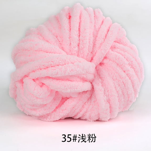 Namzi Thick Wool Yarn, Yarn Packs for Crocheting -light pink, 1 roll, Soft Wool Blend Yarn for Crafting, Ideal for DIY Crafts, High-Quality Yarn for Creative Making.