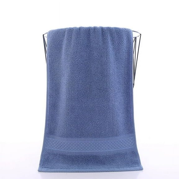 Namzi Towels 3Piece 11.81x11.81inch Plain cotton towels and bath towels, Light Weight, Quick Dry Towels for Your Bathroom for Bathroom and Powder Room (Grayish blue)