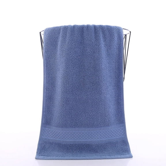 Namzi Towels 3Piece 13.78x29.53inch Plain cotton towels and bath towels, Light Weight, Quick Dry Towels for Your Bathroom for Bathroom and Powder Room (Grayish blue)
