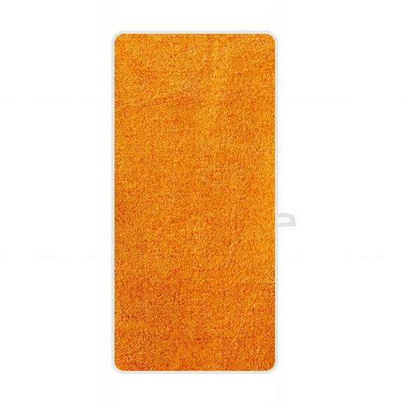Namzi Towels 3Piece 27.56x55.12inch Coral fleece thickened absorbent face towel, Light Weight, Quick Dry Towels for Your Bathroom for Bathroom and Powder Room (orange)