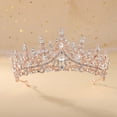 thumbnail image 1 of Namzi Wedding Tiara for Bride Princess Tiara Headband Bridal Crown,Crystal Rhinestone Hair Jewelry Decor for Queen Girl Bride Birthday Prom Wedding Pageant Halloween Costume Party(A), 1 of 2