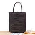 thumbnail image 1 of Namzi Women's Woven Shoulder Bag Woven Tote Bag and Cosmetic Bag,Summer Beach Weaving Chic Woven Tote Handbags Shoulder Bags 13*0.59*17.72inch (Black), 1 of 2
