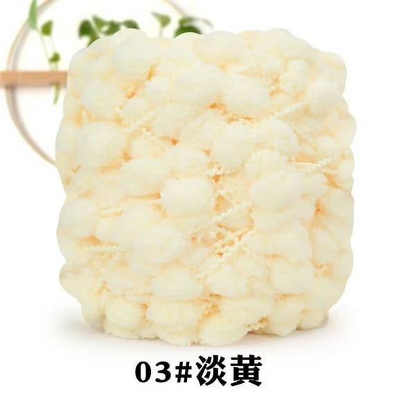 Namzi Wool Yarn for Knitting - Easy Crochet Yarn, pale yellow, 1 roll, Soft & Durable Polyester Yarn, Suitable for DIY Knitting Projects, Ideal for Beginners & Craft Enthusiasts (Yarn Category)​