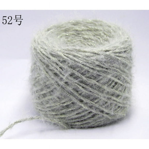 Namzi Yarn 100G Soft Brushed Yarn for Knitting & Crochet, Luxury Knitting Yarn Ideal for Shawls, Scarves,Clothes Hats,Grayish Green