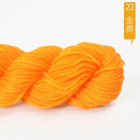 Namzi Yarn for Knitting,orange - 2 Roll 4 Shares Premium Acrylic, Soft for Crocheting with Smooth Texture, Lightweight & Easy to Stitch, Ideal for DIY Handcrafts & Diverse Handmade Crafts
