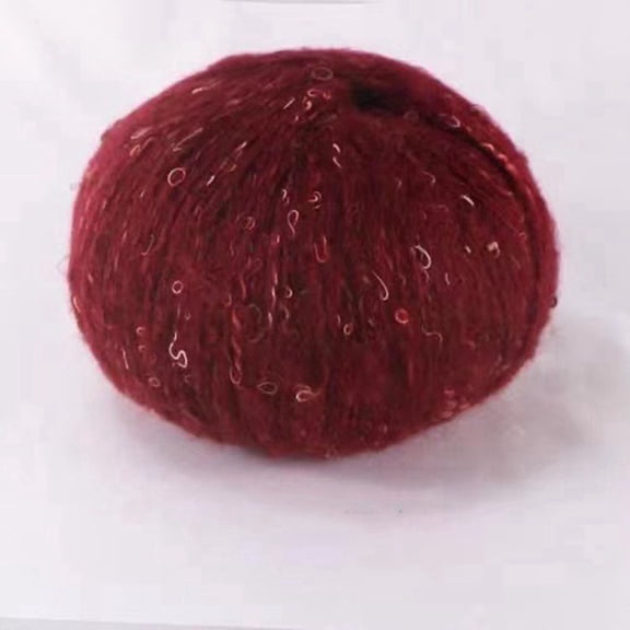 Namzi Yarn , Super Soft Yarn for Crocheting, wine red, 1 Roll, Blended Material, Easy to Knit & Craft, High-Quality Yarn for Hobbyists