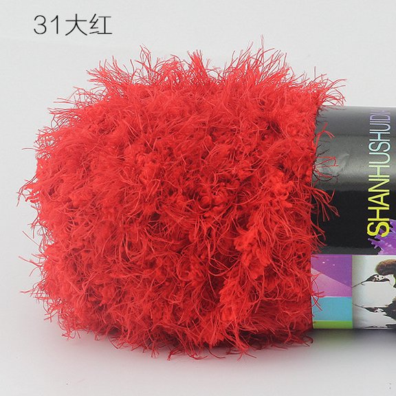 Namzi Yarn Variety Pack, Medium Red Sweater Yarn - 1 roll Mixed Fiber Yarn, Super Soft Yarn for Crocheting, Ideal for Knitting Sweaters, Scarves & DIY High-Quality Yarn for Hobby Projects