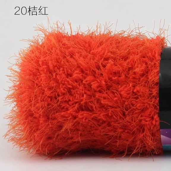 Namzi Yarn Variety Pack, orange-red Sweater Yarn - 1 roll Mixed Fiber Yarn, Super Soft Yarn for Crocheting, Ideal for Knitting Sweaters, Scarves & DIY High-Quality Yarn for Hobby Projects