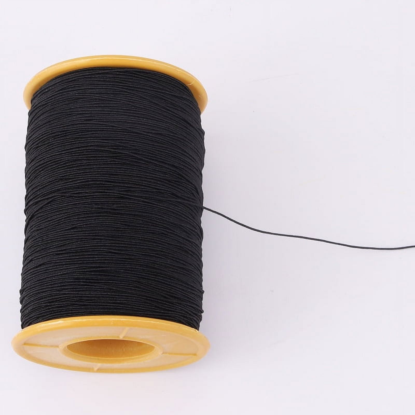 Namzi -a 0.5mm Black Elastic Cord,Elastic String Macrame Cord,Cuttable ...