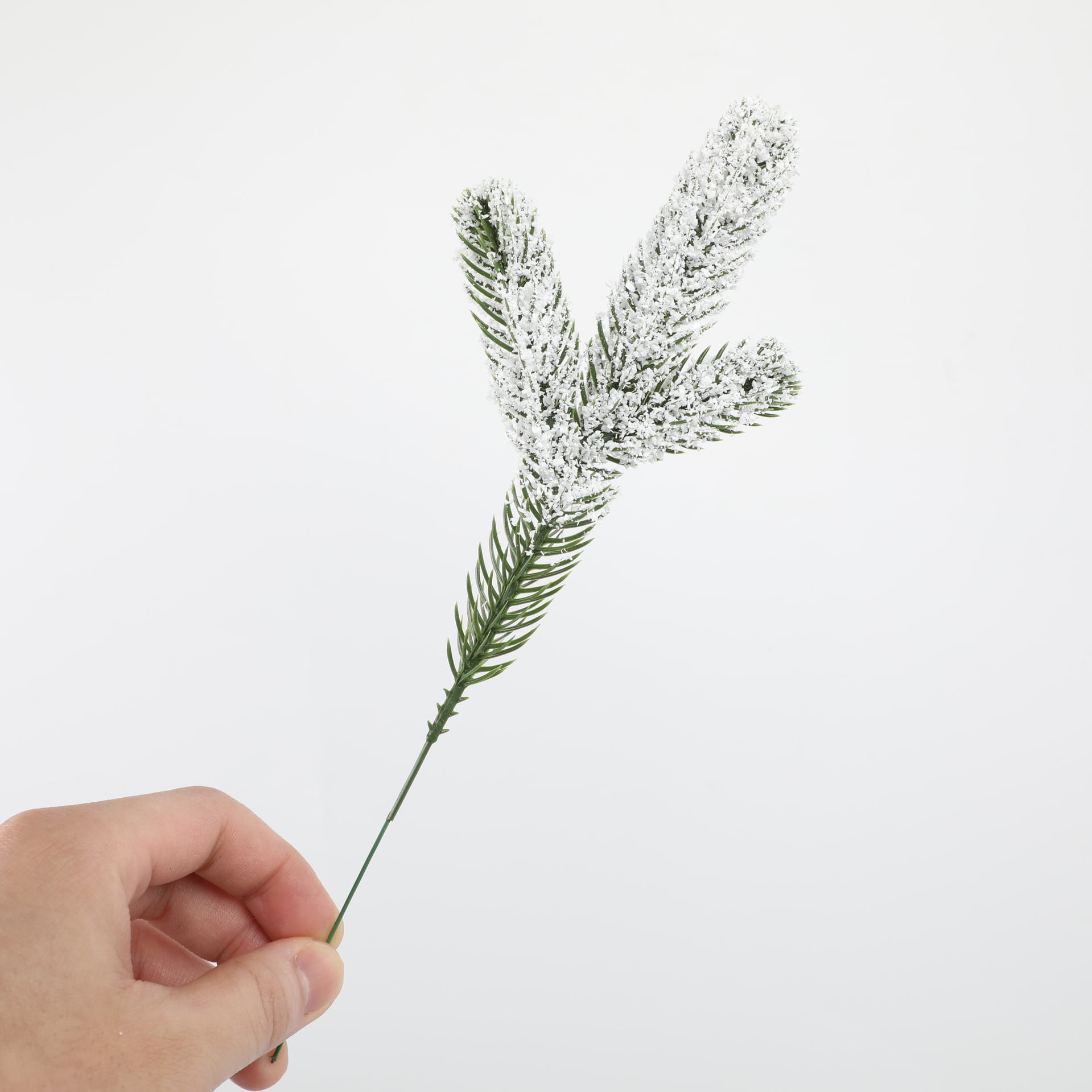 Namzi a 24PCS Artificial Pine Needles Branches 9Inch Green Plants Pine