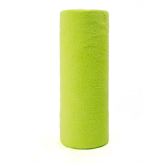 Namzi-b 2pcs Hand-Torn rag roll Lazy rag Multi-Functional Point-Break Kitchen Non-Stick Dishcloth (Yellow Green)