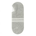 thumbnail image 1 of Namzi-b 3 pairs of Men's No Show Socks Non-Slip Silicon Grip Moisture Wicking Low Cut Invisible Casual Socks，Light Grey, 1 of 2