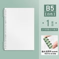 thumbnail image 1 of Namzi-b B5 Plaid Spiral Notebook,Removable Thick Paper Hardcover Notebooks 120 Pages / 60 Sheets,for Note Taking Office Home Supplies，2 Packs，White, 1 of 3