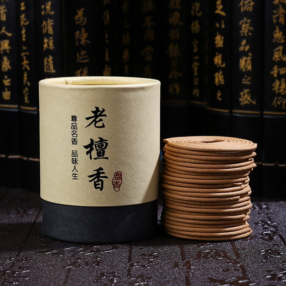 Namzi-b Coil Incense - 40 Coils -1.5HR Burn Time | Sandalwood | Buddhist/Taoist Artisan Incense | Temple, House, aromatherpay, Spiritual CalmnessOld sandalwood
