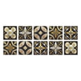 thumbnail image 1 of Namzi-b European style flower tile wall sticker self-adhesive bathroom waterproof PVC tile sticker kitchen oil resistant wall decoration wallpaper (15*15cm, style 40）, 1 of 4