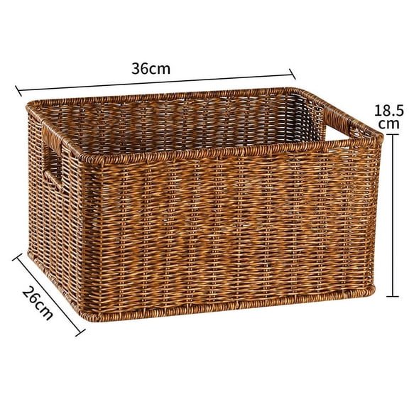 Namzi-b Storage Box for Pantry Organizer and Storage,Perfect for Bathroom,Cabinet,Kitchen,Fridge,Closet Organization Supplies 13.78*10.24*7.28inch ,A06