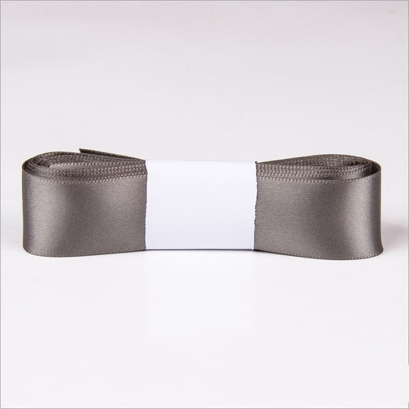 Namzi gray Ribbon for  2 Rolls (Each 2.5cm*5m) Pack of Ribbon, Smooth Polyester Ribbon Great for Gift Wrapping & Craft Tasks,