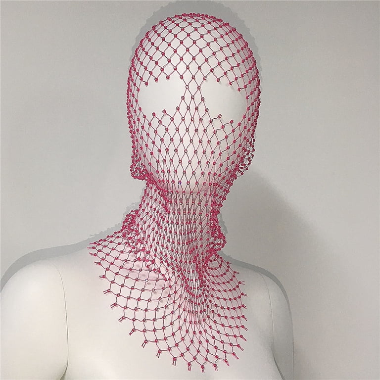 Red Mesh Rhinestone Headband Rhinestone Mesh Headband - Etsy main image 3