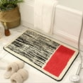 thumbnail image 1 of Namzi setLuxury Bathroom Rug Mat, Extra Soft and Absorbent Microfiber Bath Rugs, Non-Slip Plush Shaggy Bath Carpet, Machine Wash Dry, Bath Mats for Bathroom Floor, La La land-red, 1 of 5