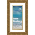thumbnail image 1 of Nan 10x18 Gold Ornate Wood Framed with Double Matting Museum Art Print Titled - Simply Caribbean II, 1 of 4
