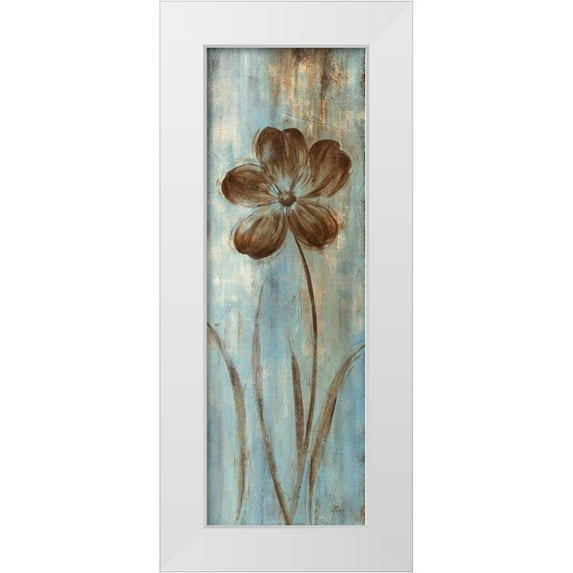 Nan 11x24 White Modern Wood Framed Museum Art Print Titled - Mays Arrival II