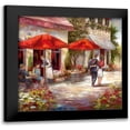 thumbnail image 1 of Nan 12x12 Black Modern Framed Museum Art Print Titled - Cafe Afternoon I, 1 of 5