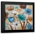 thumbnail image 1 of Nan 12x12 Black Modern Framed Museum Art Print Titled - Fionas Garden II, 1 of 5