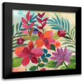 thumbnail image 1 of Nan 12x12 Black Modern Framed Museum Art Print Titled - Hot Tropics, 1 of 5