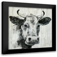 thumbnail image 1 of Nan 12x12 Black Modern Framed Museum Art Print Titled - Howdy Neighbor I, 1 of 5