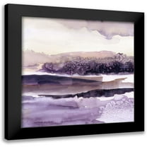 Nan 12x12 Black Modern Framed Museum Art Print Titled - Plum Grove I