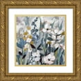 thumbnail image 1 of Nan 12x12 Gold Ornate Wood Framed with Double Matting Museum Art Print Titled - Happy Fields, 1 of 4