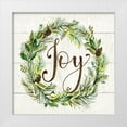 thumbnail image 1 of Nan 12x12 White Modern Wood Framed Museum Art Print Titled - Joy Wreath, 1 of 4