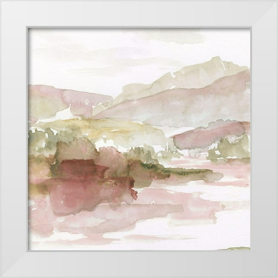 Nan 12x12 White Modern Wood Framed Museum Art Print Titled - Windscape