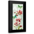 thumbnail image 1 of Nan 12x24 Black Modern Framed Museum Art Print Titled - Butterfly Welcome I, 1 of 5