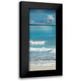 thumbnail image 1 of Nan 12x24 Black Modern Framed Museum Art Print Titled - Simply Caribbean II, 1 of 5
