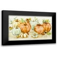 thumbnail image 1 of Nan 14x10 Black Modern Framed Museum Art Print Titled - Harvest Pumpkins, 1 of 5