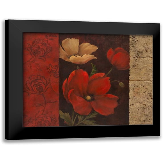 Nan 14x12 Black Modern Framed Museum Art Print Titled - Garden Treasure I