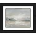 thumbnail image 1 of Nan 14x12 Black Ornate Wood Framed with Double Matting Museum Art Print Titled - Horizon Haze, 1 of 4