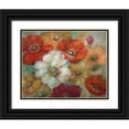 thumbnail image 1 of Nan 14x12 Black Ornate Wood Framed with Double Matting Museum Art Print Titled - Poppycentric, 1 of 4