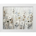 thumbnail image 1 of Nan 14x12 White Modern Wood Framed Museum Art Print Titled - Misty Meadow Field, 1 of 4